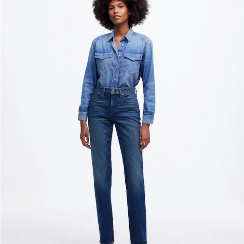 Madewell Women's Straight Leg Blue Jeans NWT